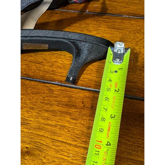 Jack Rogers Debra Satin Tartan Plaid Bow Slingback Kitten Heel Pumps size 9 - Picture 7 of 8